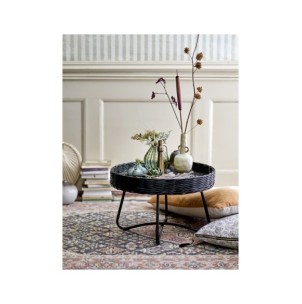 Mesa de Centro HATTIE, Negro, Ratán - Bloomingville 2