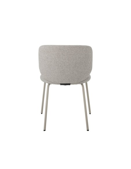Silla de Comedor PONTE, Gris, Poliéster - Bloomingville