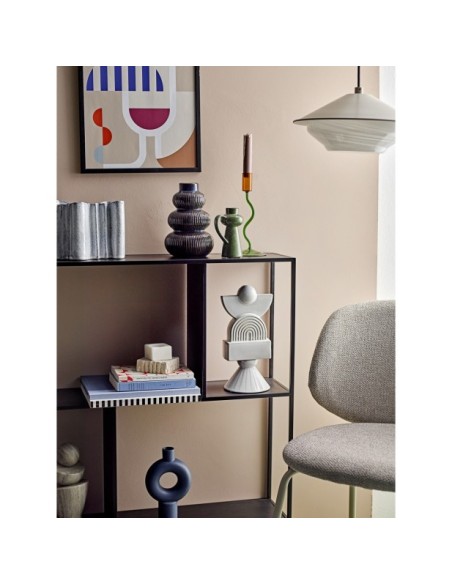 Silla de Comedor PONTE, Gris, Poliéster - Bloomingville