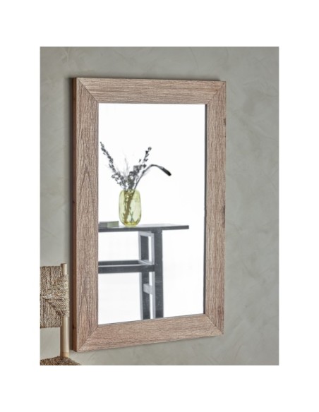 Espejo de Pared LOHAN, Pino Natural - Bloomingville