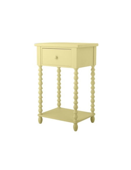 Mesa Auxiliar SALINO, Amarillo, Pino - Bloomingville