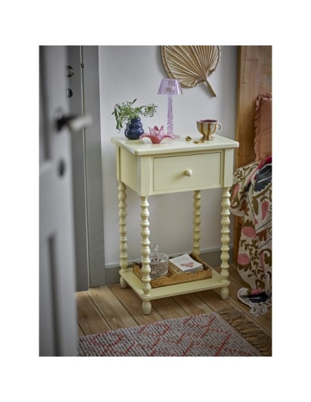 Mesa Auxiliar SALINO, Amarillo, Pino - Bloomingville