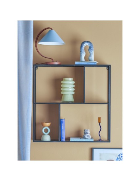 Estantería MACK, Negro, Metal - Bloomingville