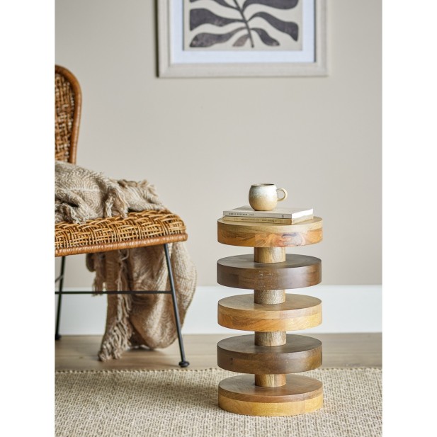 Mesa Auxiliar FRANKA, Marrón, Fsc...