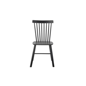 Silla de Comedor MILL, Negro, Pino - Bloomingville