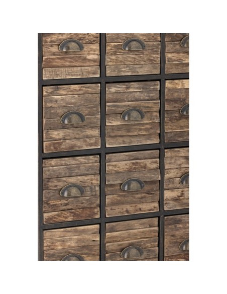 Cómoda MATTEO, Negro, Metal - Bloomingville