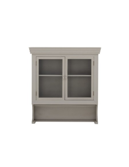 Aparador Vitrina PILU, Gris, Madera de Abeto - Bloomingville