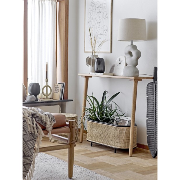 Macetero EBBIE, Ratán Natural -...