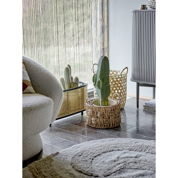 Macetero EBBIE, Ratán Natural -...