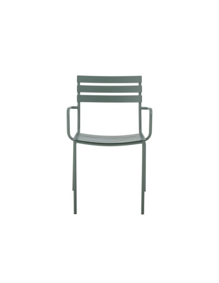 Silla de Comedor MONSI, Verde, Metal Galvanizado - Bloomingville