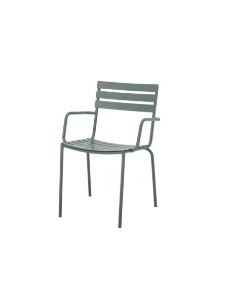 Silla de Comedor MONSI, Verde, Metal Galvanizado - Bloomingville