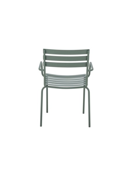 Silla de Comedor MONSI, Verde, Metal Galvanizado - Bloomingville