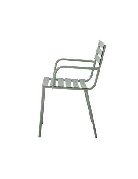 Silla de Comedor MONSI, Verde, Metal Galvanizado - Bloomingville