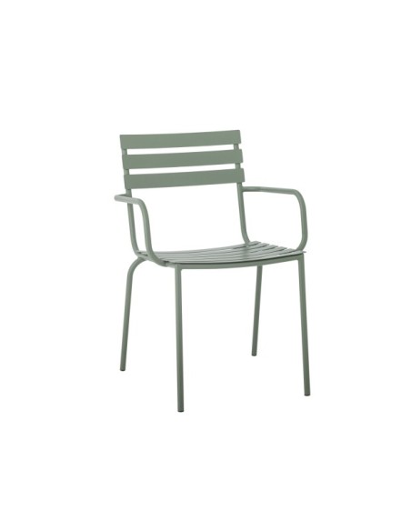 Silla de Comedor MONSI, Verde, Metal Galvanizado - Bloomingville