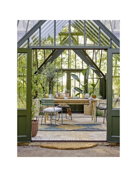 Silla de Comedor MONSI, Verde, Metal Galvanizado - Bloomingville