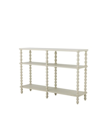 Consola SALINO, Blanco, Pino - Bloomingville