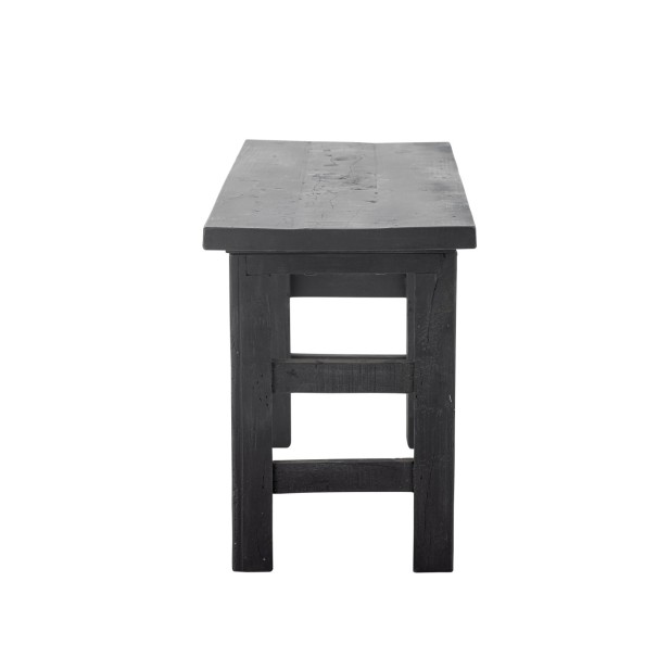 Banco RIBER, Negro, Madera Reciclada...