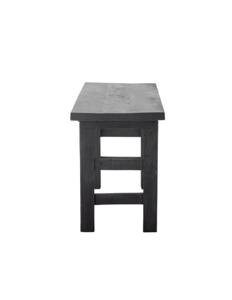 Banco RIBER, Negro, Madera Reciclada - Bloomingville