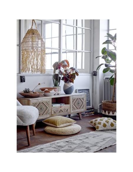 Alfombra DELARA, Verde, Lana - Bloomingville