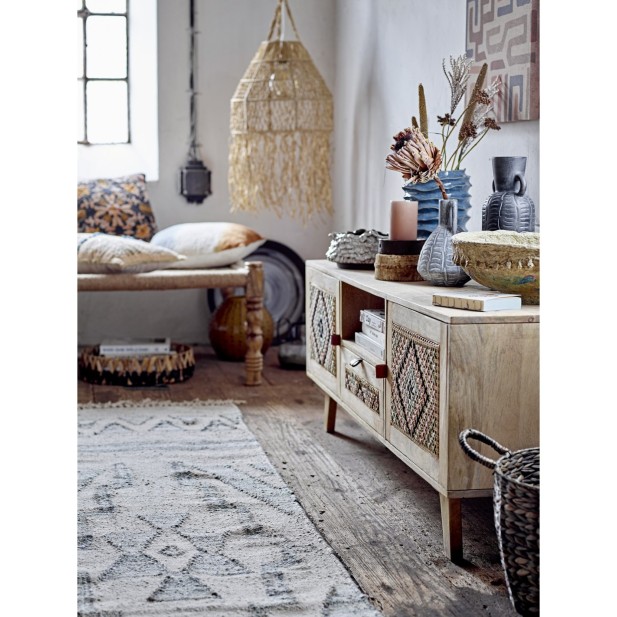 Alfombra DELARA, Verde, Lana -...