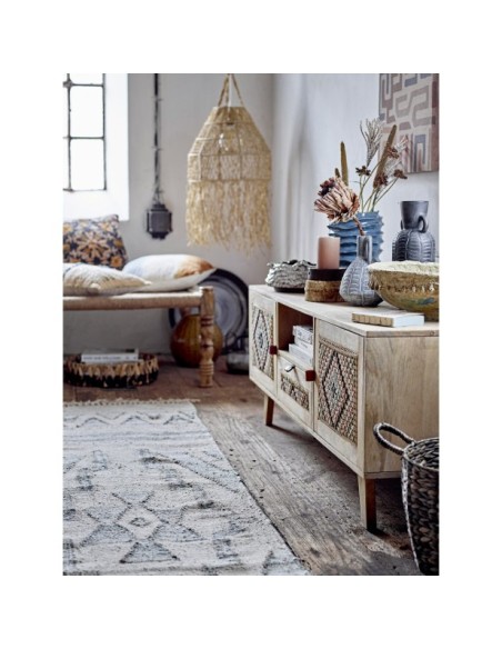 Alfombra DELARA, Verde, Lana - Bloomingville