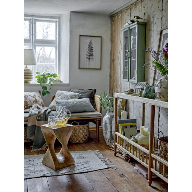 Alfombra DELARA, Verde, Lana -...