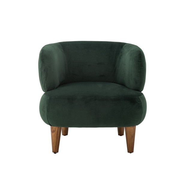 Sillón RUPERTA, Verde, Poliéster - Bloomingville