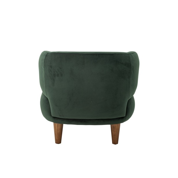 Sillón RUPERTA, Verde, Poliéster -...