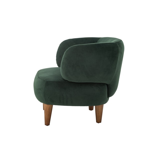 Sillón RUPERTA, Verde, Poliéster -...