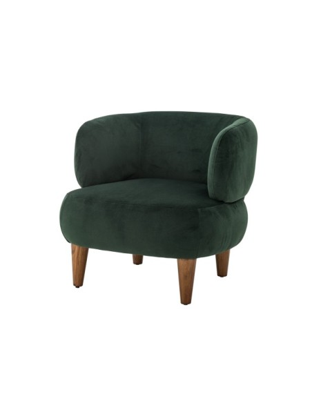 Sillón RUPERTA, Verde, Poliéster - Bloomingville