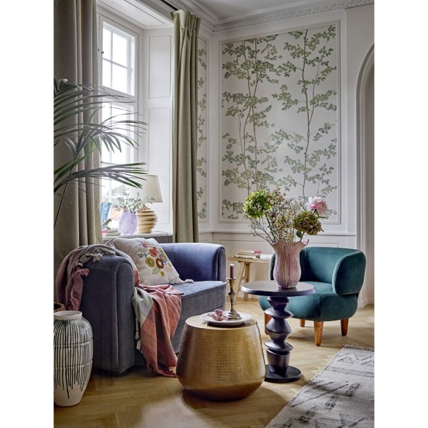 Sillón RUPERTA, Verde, Poliéster -...