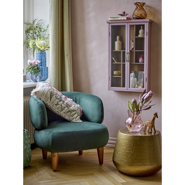 Sillón RUPERTA, Verde, Poliéster -...