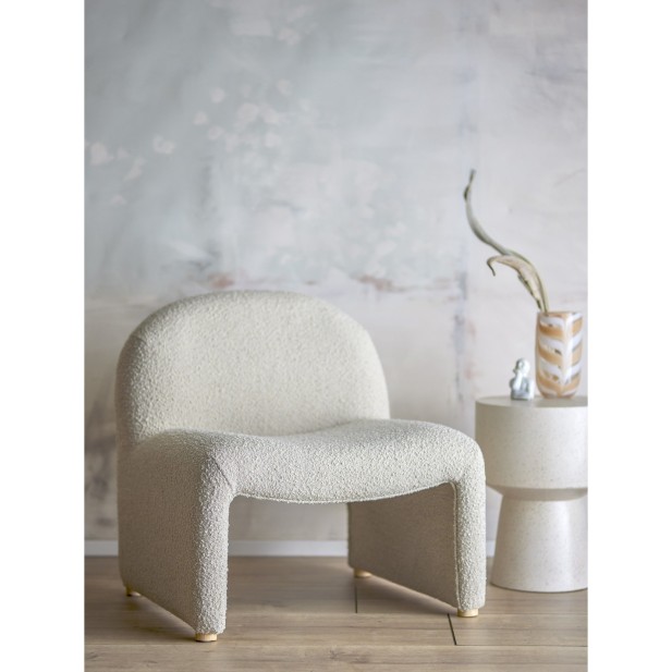 Sillón NEEL, Poliéster / Natural -...