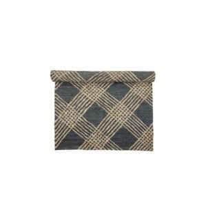 Alfombra CAT, Negro, Yute - Bloomingville