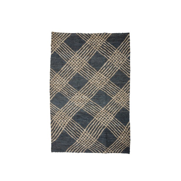 Alfombra CAT, Negro, Yute -...