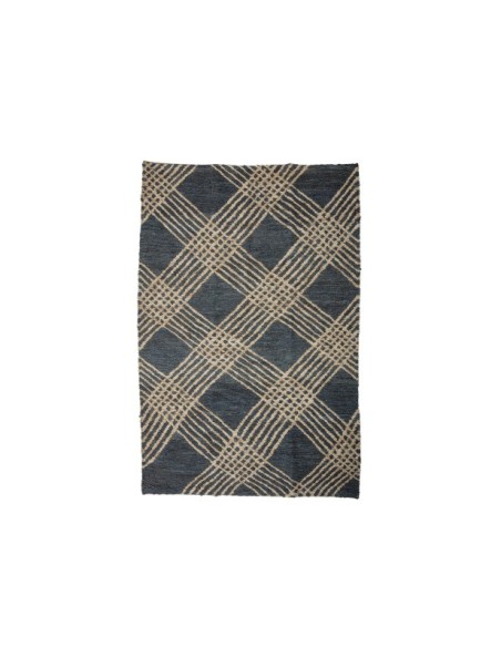 Alfombra CAT, Negro, Yute - Bloomingville