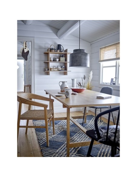 Alfombra CAT, Negro, Yute - Bloomingville