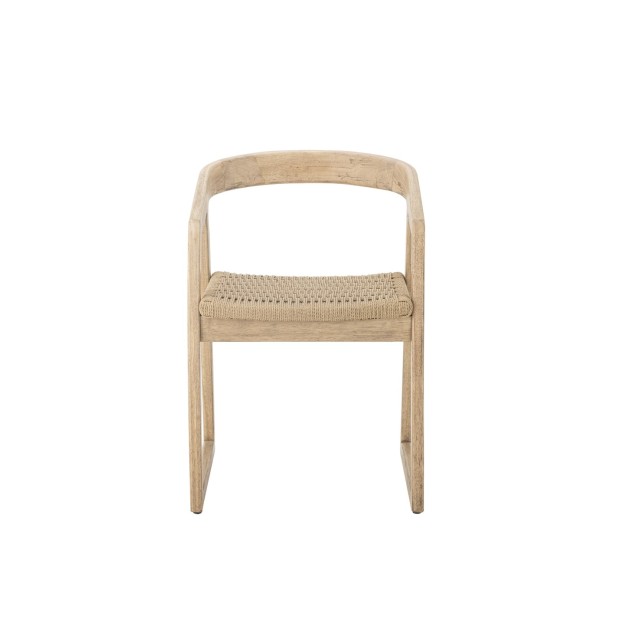 Silla de Comedor SERRONE, Madera de Caucho Natural - Bloomingville