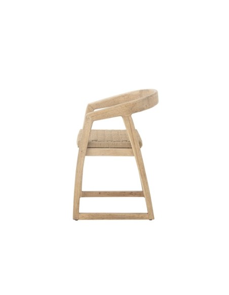 Silla de Comedor SERRONE, Madera de Caucho Natural - Bloomingville