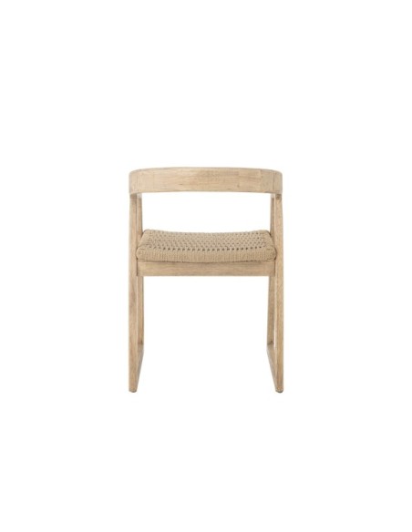 Silla de Comedor SERRONE, Madera de Caucho Natural - Bloomingville