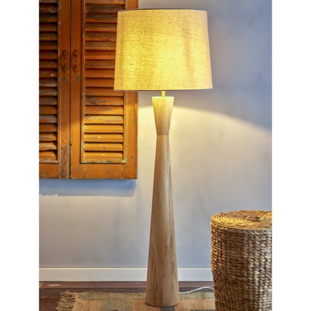 Lámpara de Pie LEONOR, Madera de... Lámpara de Pie LEONOR, Madera de...