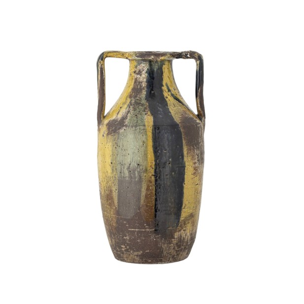 Jarrón Decorativo WILDER, Amarillo, Terracota - Bloomingville