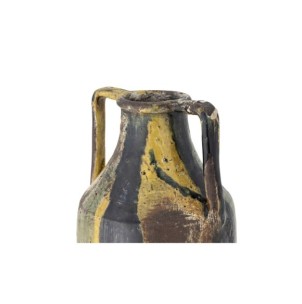 Jarrón Decorativo WILDER, Amarillo, Terracota -... 2