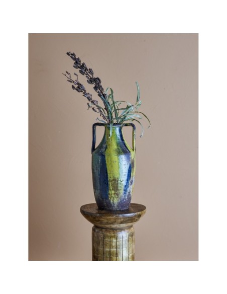 Jarrón Decorativo WILDER, Amarillo, Terracota - Bloomingville