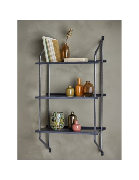 Estantería SINDRE, Negro, Metal - Bloomingville