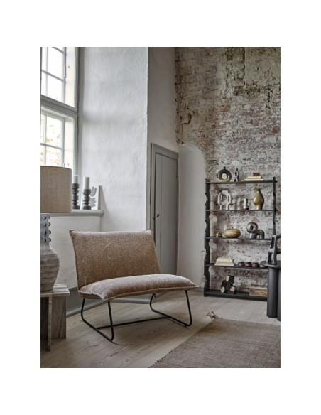 Sillón CAPE, Marrón, Poliéster Reciclado - Bloomingville