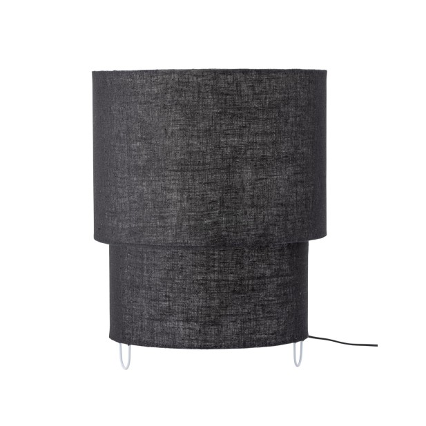 Lámpara de Mesa ZALT, Negro, Lino -... Lámpara de Mesa ZALT, Negro, Lino -...