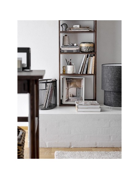 Lámpara de Mesa ZALT, Negro, Lino - Bloomingville