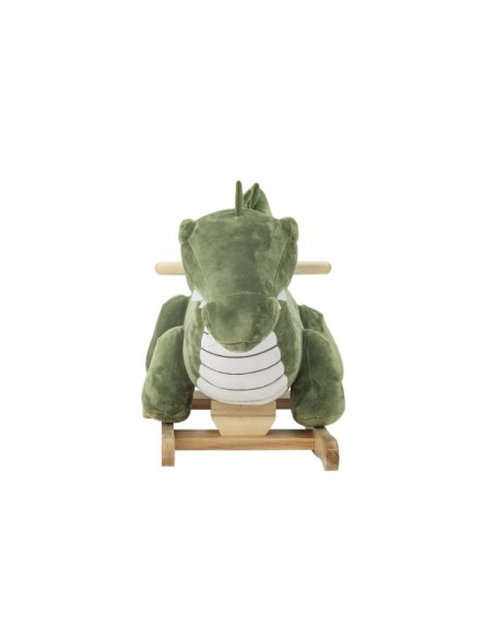Juguete Mecedora Crocodilo ARNIE, Verde, Poliéster - Bloomingville