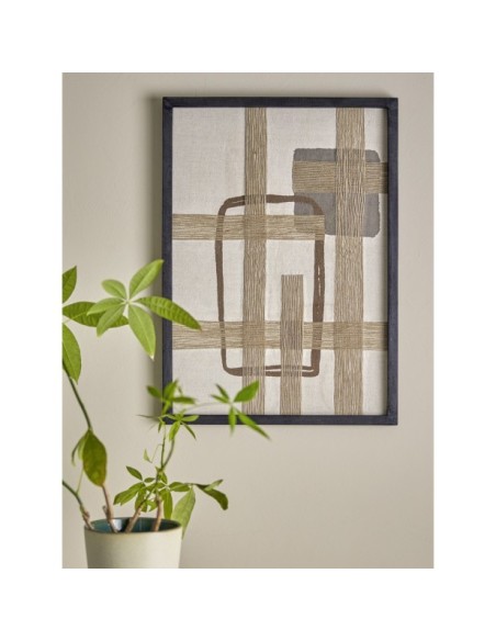 Decoración de Pared BIE, Marrón, Algodón - Bloomingville